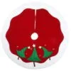 National Tree Company 52" General Store Collection Red And White Tree Skirt