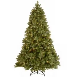 National Tree Company 9 Ft. Downswept Douglas® Fir Tree With Dual Color® LED Lights