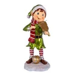 National Tree Company 36" Fiddle Playing Pixie Elf With Multicolor Lights