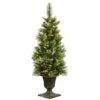 National Tree Company 45 Ft Carolina Pine Entrance Tree With Battery Operated LED Lights