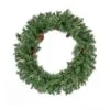 National Tree Company 30" Cashmere Wreath With Pinecones And Red Berries