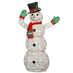 National Tree Company 48 In. Snowman Decoration With Clear Lights