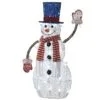 National Tree Company 30" Pre-Lit Fabric Snowman