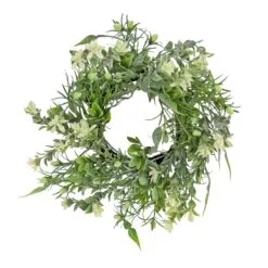 National Tree Company 14" Spring Mixed Blossoms Table Wreath