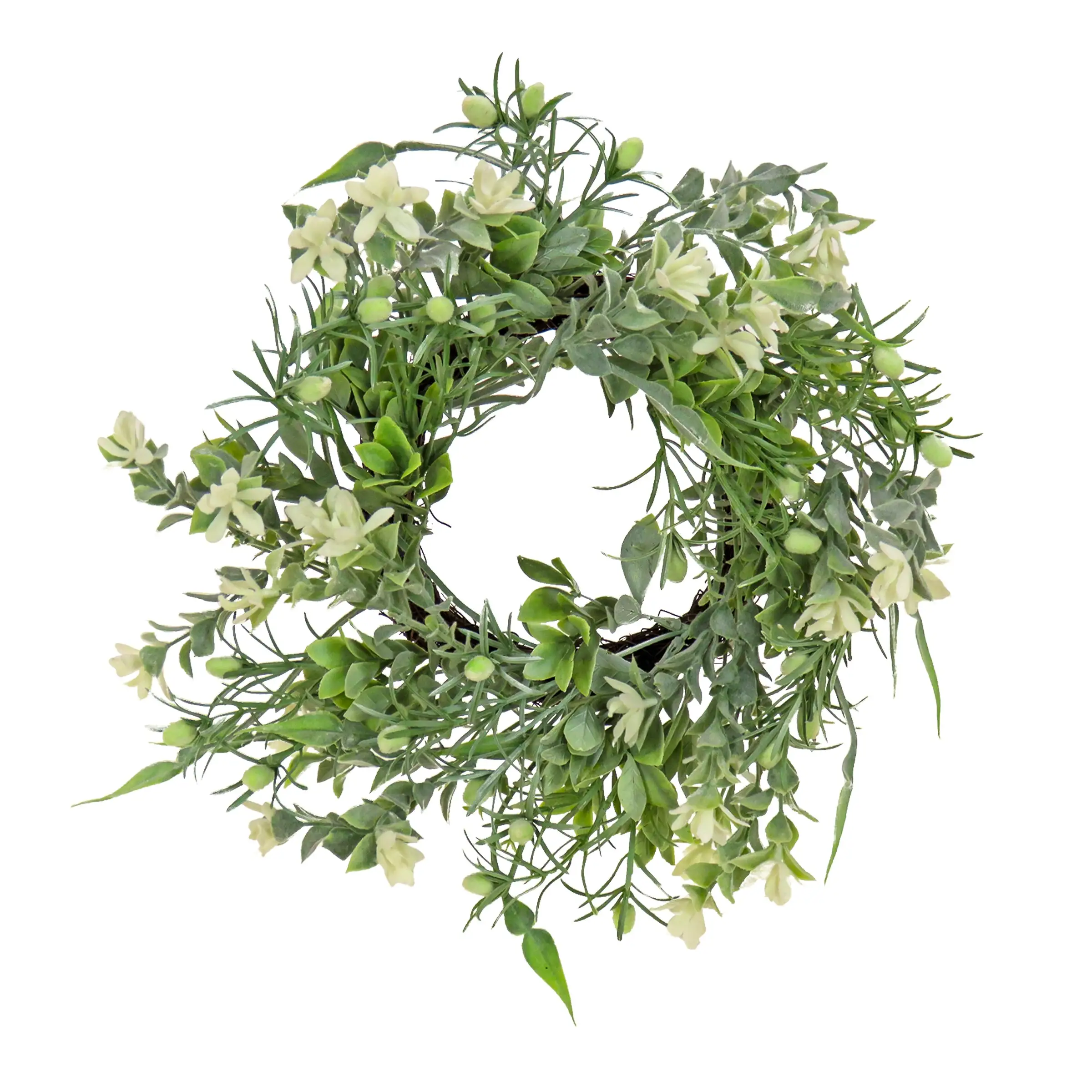 National Tree Company 14" Spring Mixed Blossoms Table Wreath