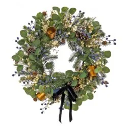 National Tree Company 28" HGTV Home Collection Swiss Chic Wreath