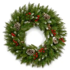 National Tree Company 24in. Frosted Berry Wreath