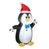 National Tree Company Inflatable Waving Penguin, LED Lights, Plug In, Christmas Collection, 4 Feet