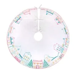 National Tree Company 52" HGTV Home Collection Village Scene Tree Skirt