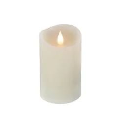 National Tree Company 3x5 HGTV Home Collection Flameless Heritage Pillar Candle, Ivory