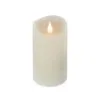 National Tree Company 3x7 HGTV Home Collection Flameless Heritage Pillar Candle, Ivory