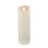 National Tree Company 3accx9 HGTV Home Collection Flameless Heritage Pillar Candle, Ivory