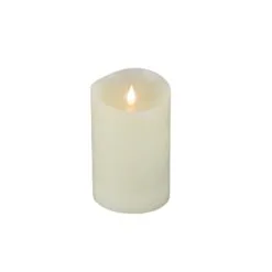 National Tree Company 4x6 HGTV Home Collection Flameless Heritage Pillar Candle, Ivory