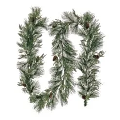 National Tree Company 9 Ft. HGTV Home Collection Pre-Lit Black Tie Cedar Garland