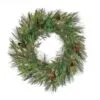 National Tree Company 28" HGTV Home Collection Pre-Lit Black Tie Cedar Wreath