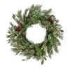 National Tree Company 28" HGTV Home Collection Pre-Lit Holly And Berry Wreath