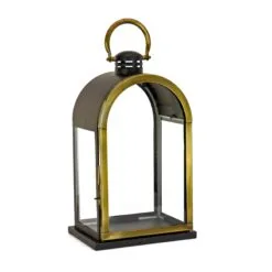 National Tree Company 22" HGTV Home Collection Antique Bronze Dome Lantern, Large