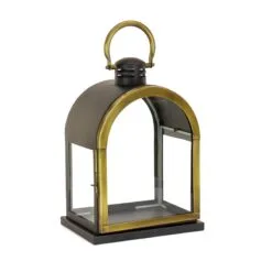 National Tree Company 18" HGTV Home Collection Antique Bronze Dome Lantern, Small