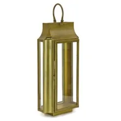 National Tree Company 25" HGTV Home Collection Antique Bronze Lantern, Large