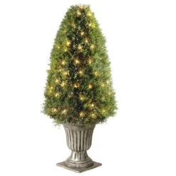 National Tree Company Pre-Lit 48" Artificial Upright Juniper