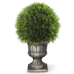 National Tree Company 27" Artificial Upright Juniper Ball Topiary