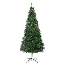 National Tree Company First Traditions Artificial Linden Spruce Wrapped Christmas Tree, Fire Resistant And Hypoallergenic, 9 Ft