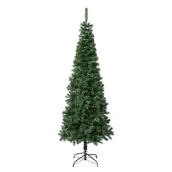 National Tree Company First Traditions Artificial Linden Spruce Wrapped Christmas Tree, Fire Resistant And Hypoallergenic, 7.5 Ft