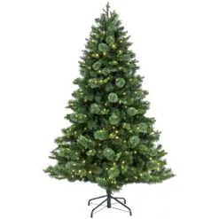 National Tree Company 7 Ft Pre-Lit Montreal Pine Tree With LED Lights