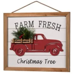 National Tree Company 12.5" Farm Fresh Wall Art