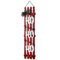 National Tree Company 47" “Ho Ho Ho" Wall Sign