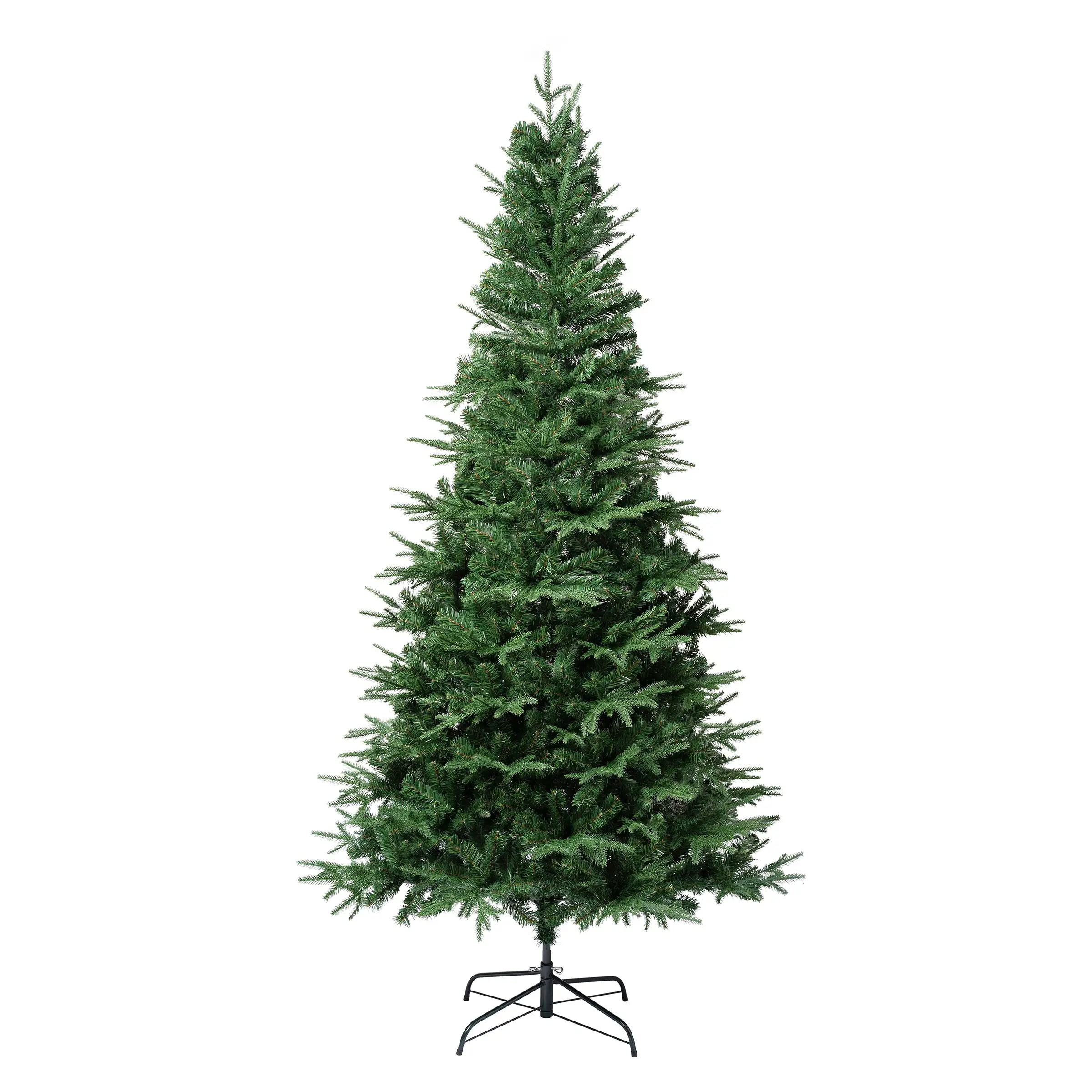 National Tree Company 7.5ft Pre-lit Artificial Millville White Hinged Tree With PowerConnectâ„¢, 550 Warm White LED Lights-UL