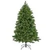 National Tree Company Artificial Rockport Christmas Tree, Pre-Lit With PowerConnect Warm White LED Lights, Plug In, 7.5 Ft