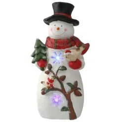 National Tree Company 22" Lighted Snowman Decor Piece