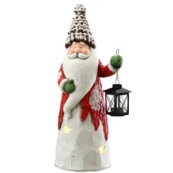 National Tree Company 21" Lighted Old World Santa Candleholder