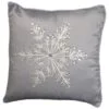 National Tree Company 16in Snowflake Pillow