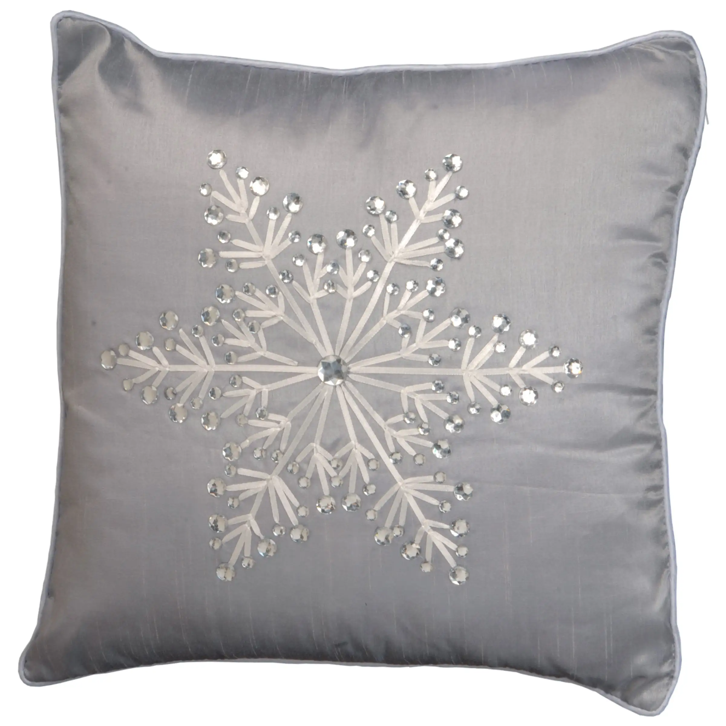National Tree Company 16in Snowflake Pillow