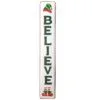 National Tree Company 47" Believe Vertical Holiday Wall Sign