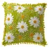 National Tree Company 16" Daisy Flowers Pillow