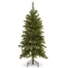 National Tree Company Artificial Slim Christmas Tree, Green, Tiffany Fir, Includes Stand, 4.5 Feet